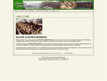 Tablet Screenshot of hartmanengineering.com